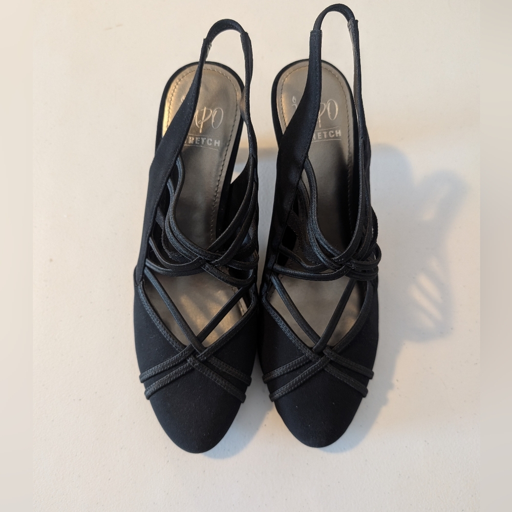 Black Women's Strappy Heels